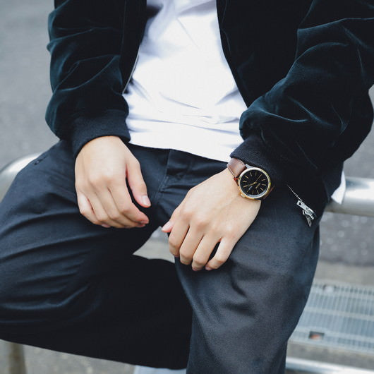 【5年間物損保証】ニクソン 腕時計 メンズ ブラウン Sentry Luxe NIXON NA12633167-00 【国内正規品】