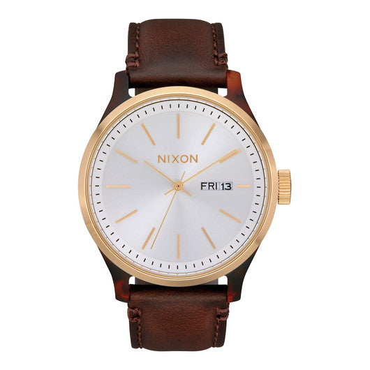 【5年間物損保証】ニクソン 腕時計 メンズ ブラウン Sentry Luxe NIXON NA12633169-00 【国内正規品】