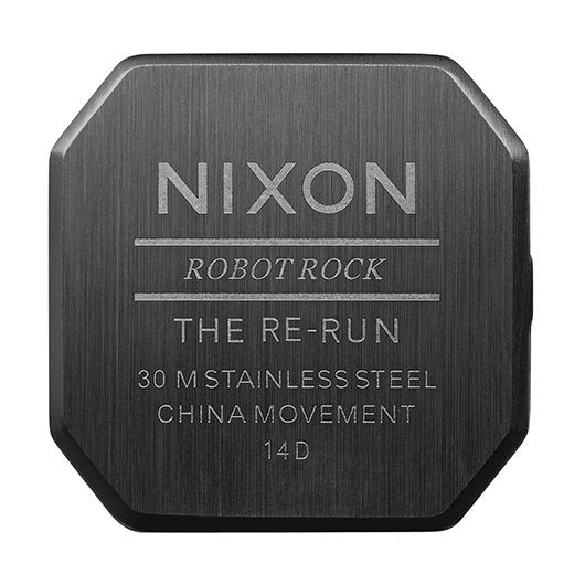 【5年間物損保証】ニクソン 腕時計 メンズ ガンメタル Re-Run NIXON NA158632-00 【国内正規品】