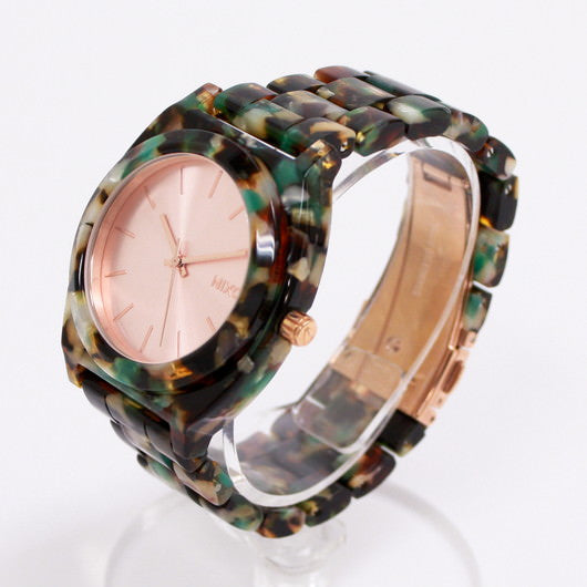 【5年間物損保証】ニクソン 腕時計 レディース マルチカラー Time Teller Acetate NIXON NA3272943-00 【国内正規品】