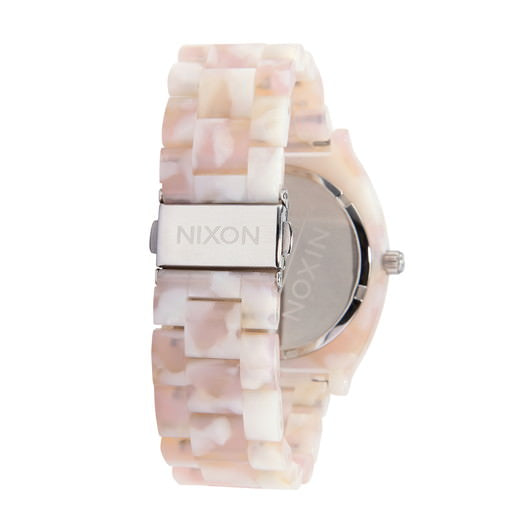 【5年間物損保証】ニクソン 腕時計 レディース ホワイト Time Teller Acetate NIXON NA3272944-00 【国内正規品】