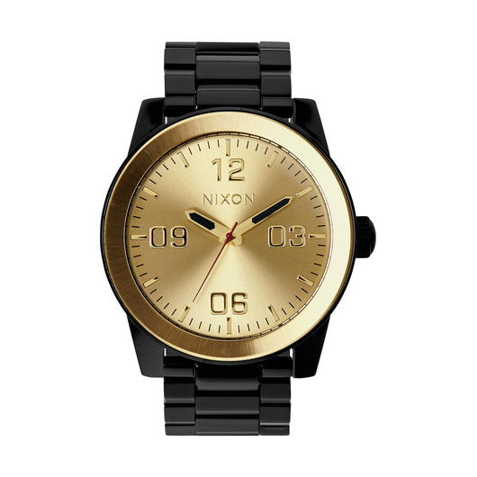 【5年間物損保証】ニクソン 腕時計 メンズ ブラック Corporal SS NIXON NA346010-00 【国内正規品】