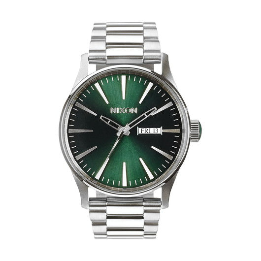 【5年間物損保証】ニクソン 腕時計 メンズ シルバー Sentry SS NIXON NA3561696-00 【国内正規品】