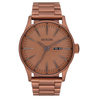【5年間物損保証】ニクソン 腕時計 メンズ マットコッパー Sentry SS NIXON NA3563165-00 【国内正規品】