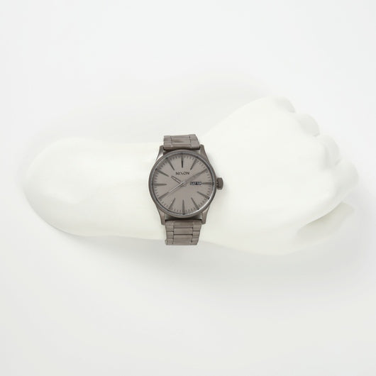 【5年間物損保証】ニクソン 腕時計 メンズ ダークスティール Sentry SS NIXON NA3563166-00 【国内正規品】