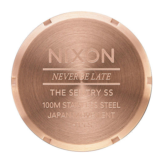 【5年間物損保証】ニクソン 腕時計 メンズ ローズゴールド Sentry SS NIXON NA356897-00 【国内正規品】