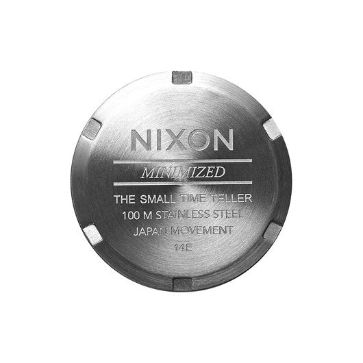 【5年間物損保証】ニクソン 腕時計 レディース シルバー Small Time Teller NIXON NA399000-00 【国内正規品】
