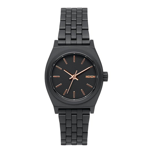 【5年間物損保証】ニクソン 腕時計 レディース ブラック Small Time Teller NIXON NA399957-00 【国内正規品】
