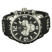 画像をギャラリービューアに読み込む, サルバトーレマーラ 腕時計 メンズ ブラック Salvatore marra SM15107-SSBK 【国内正規品】
