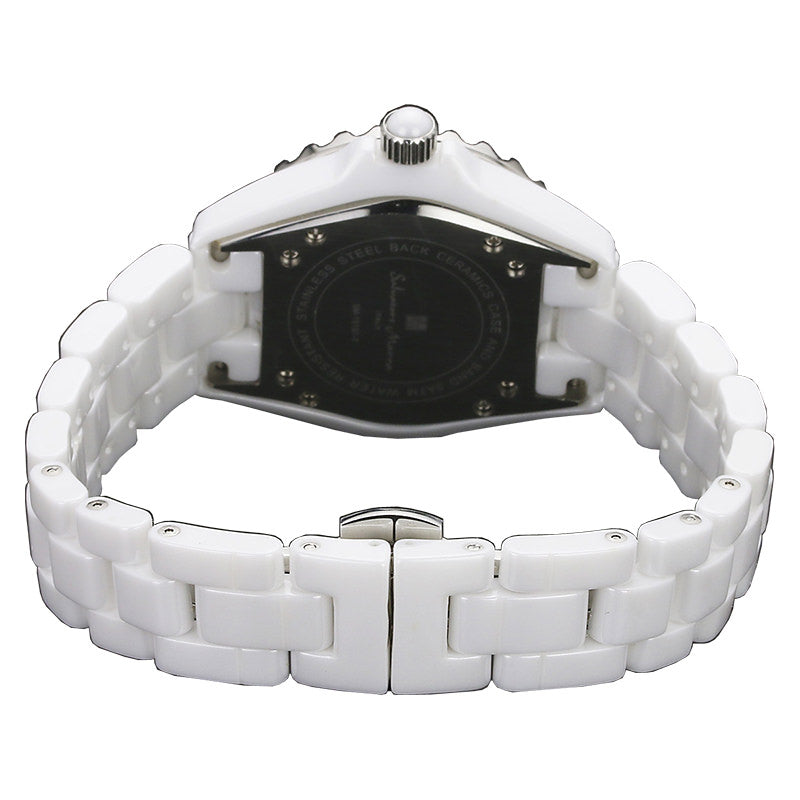 サルバトーレマーラ 腕時計 レディース ホワイト Salvatore marra SM15151-WHR 【国内正規品】