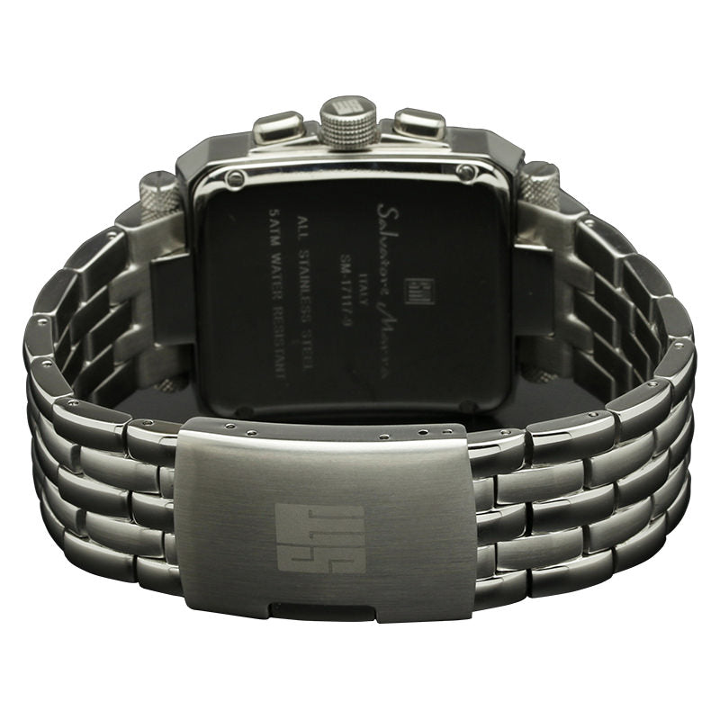 サルバトーレマーラ 腕時計 メンズ シルバー Salvatore marra SM17117-SSBLSV 【国内正規品】