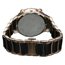 画像をギャラリービューアに読み込む, サルバトーレマーラ 腕時計 メンズ ピンクゴールド、ブラック Salvatore marra SM17121-PGBK 【国内正規品】
