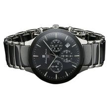 画像をギャラリービューアに読み込む, サルバトーレマーラ 腕時計 メンズ シルバー、ブラック Salvatore marra SM17121-SSBK 【国内正規品】
