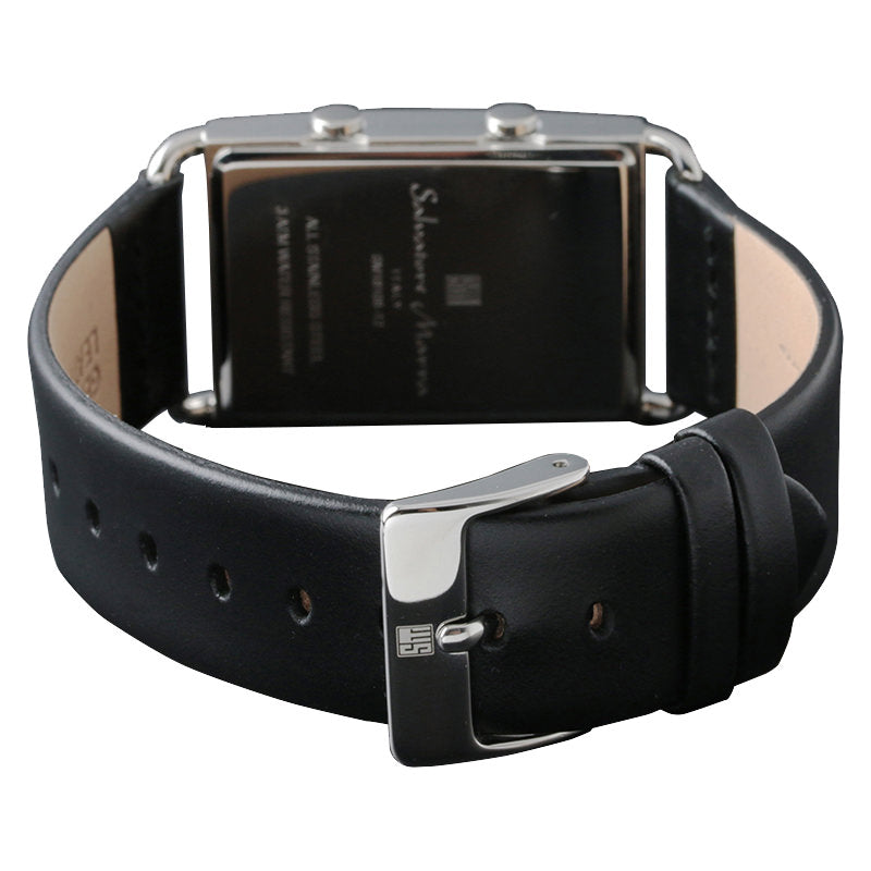 サルバトーレマーラ 腕時計 メンズ ブラック Salvatore marra SM18108-SSBK 【国内正規品】