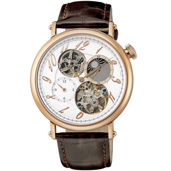 【5年間物損保証】ゾンネ 腕時計 メンズ ホワイト SO-H025PGWH SONNE 【正規輸入品】